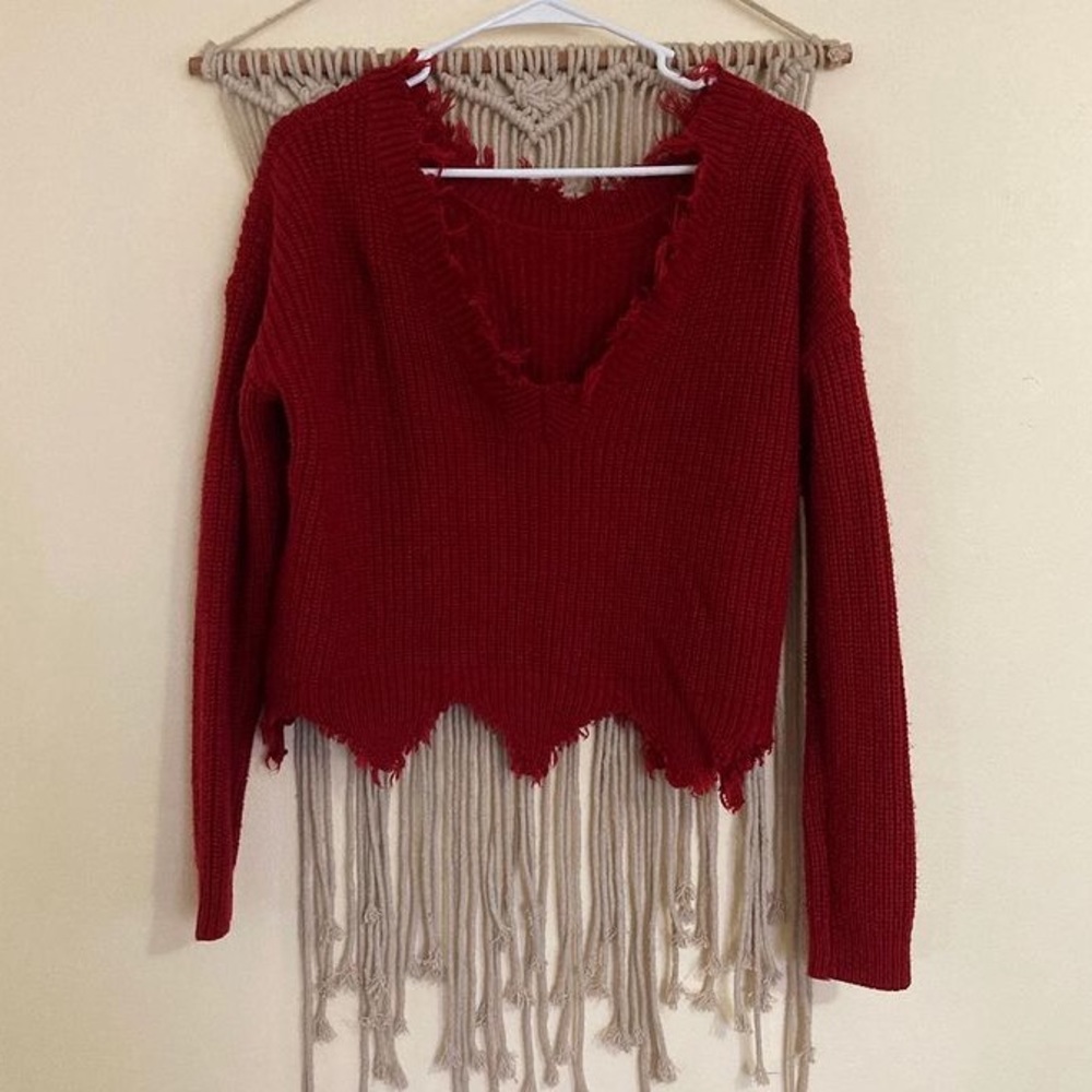 Cropped sweater